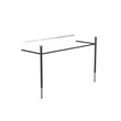 TELAIO PER LAVABO 1943-1200 » NERO OPACO/INOX SPAZZOLATO