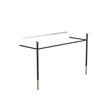 TELAIO PER LAVABO 1943-1200 » NERO OPACO/ORO SPAZZOLATO