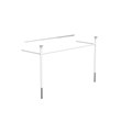 TELAIO PER LAVABO 1943-1200 » BIANCO OPACO/INOX SPAZZOLATO