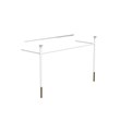 TELAIO PER LAVABO 1943-1200 » BIANCO OPACO/ORO LUCIDO