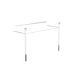 TELAIO PER LAVABO 1943-1200 » BIANCO OPACO/INOX LUCIDO