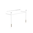 TELAIO PER LAVABO 1943-1200 » BIANCO OPACO/ORO SPAZZOLATO