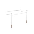 TELAIO PER LAVABO 1943-1200 » BIANCO OPACO/RAME SPAZZOLATO