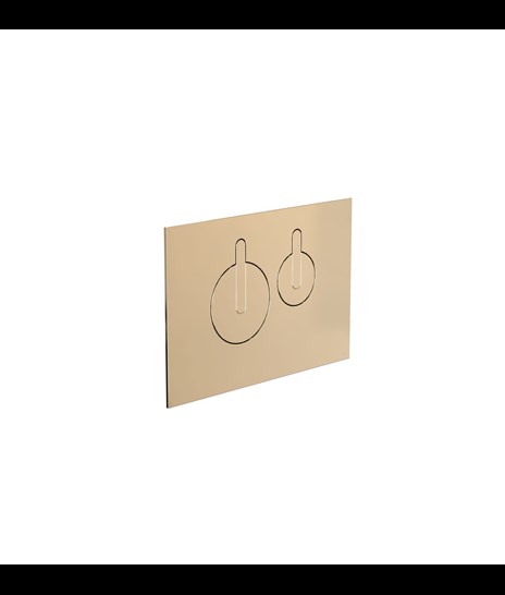 BOUTON DE CHASSE D´EAU 1998 » DORÉ POLI