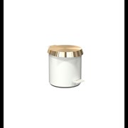 PEDAL BIN 3001, 6 ltr. » MATT WHITE / BRUSHED GOLD