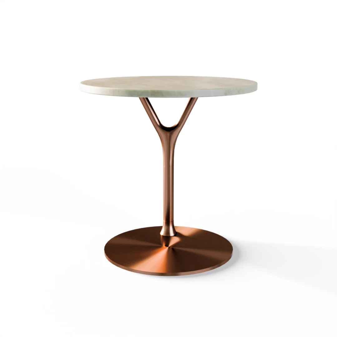 TABLE 1001 » FOREST GREEN / BRUSHED COPPER