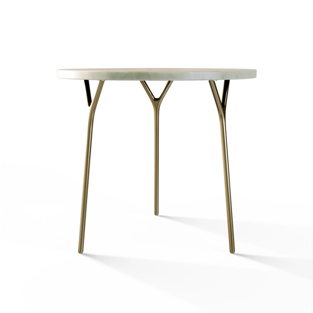 TABLE 1006 » FOREST GREEN/BRUSHED GOLD