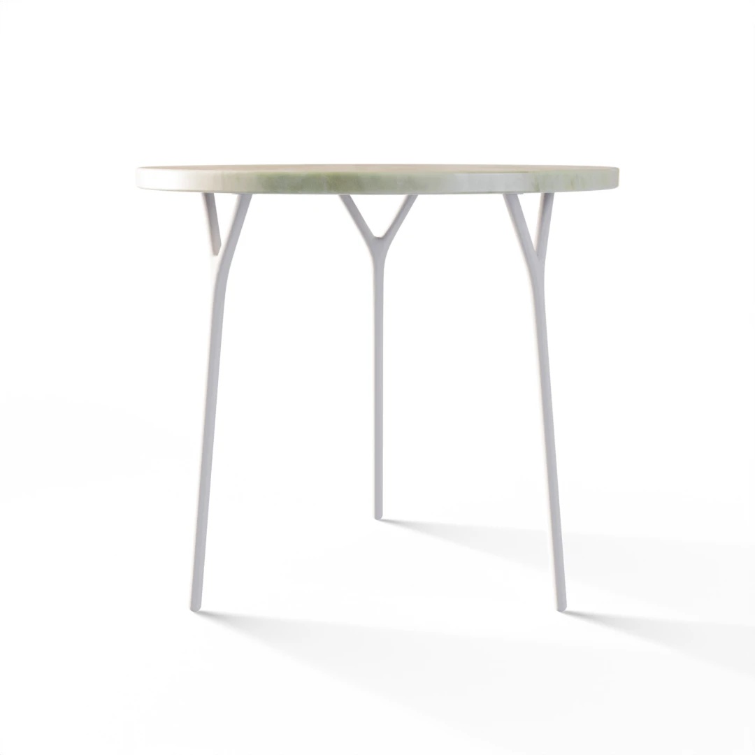 TABLE 1006 » FOREST GREEN/MATT WHITE