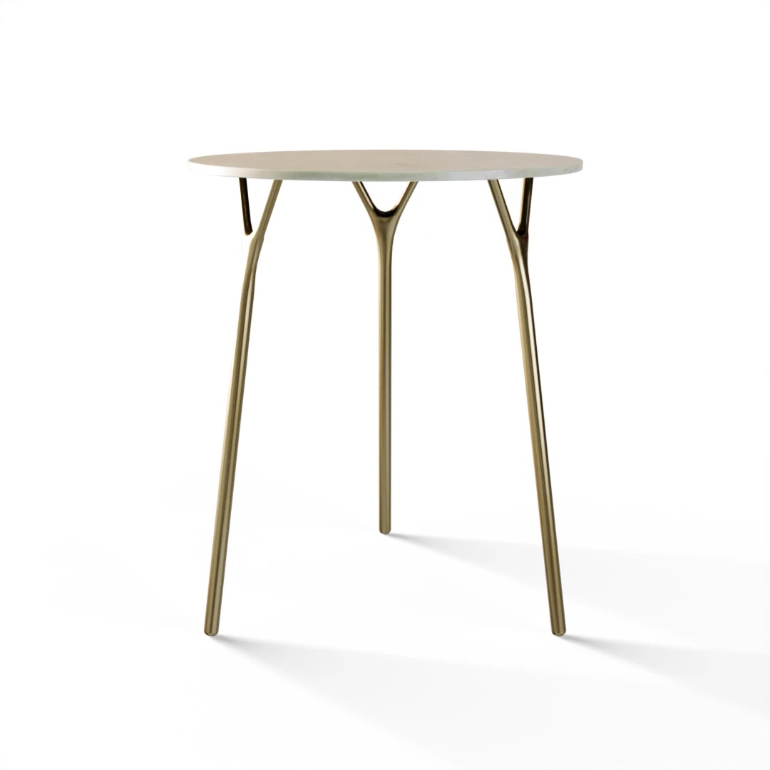 TABLE 1012 » FOREST GREEN/BRUSHED GOLD 