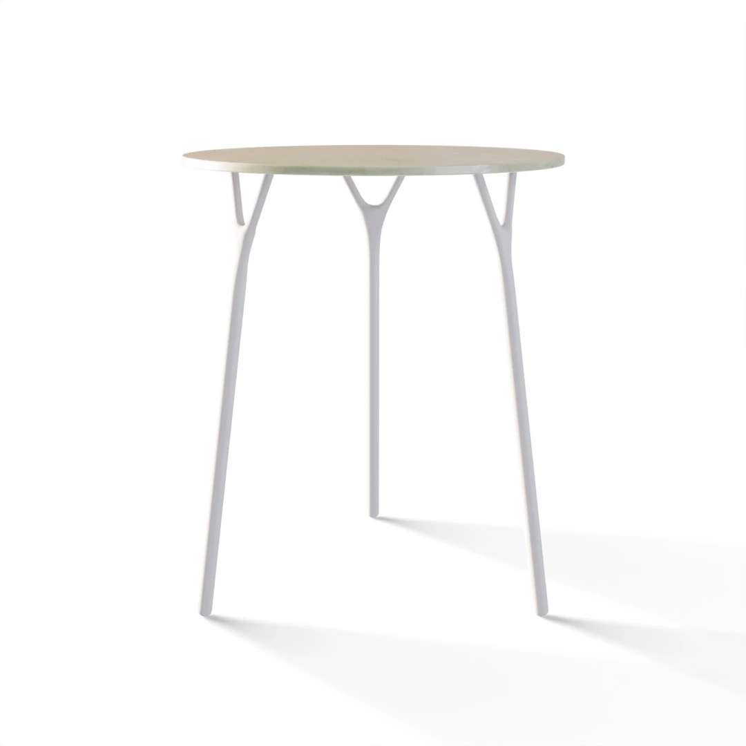 TABLE 1012 » FOREST GREEN/MATT WHITE