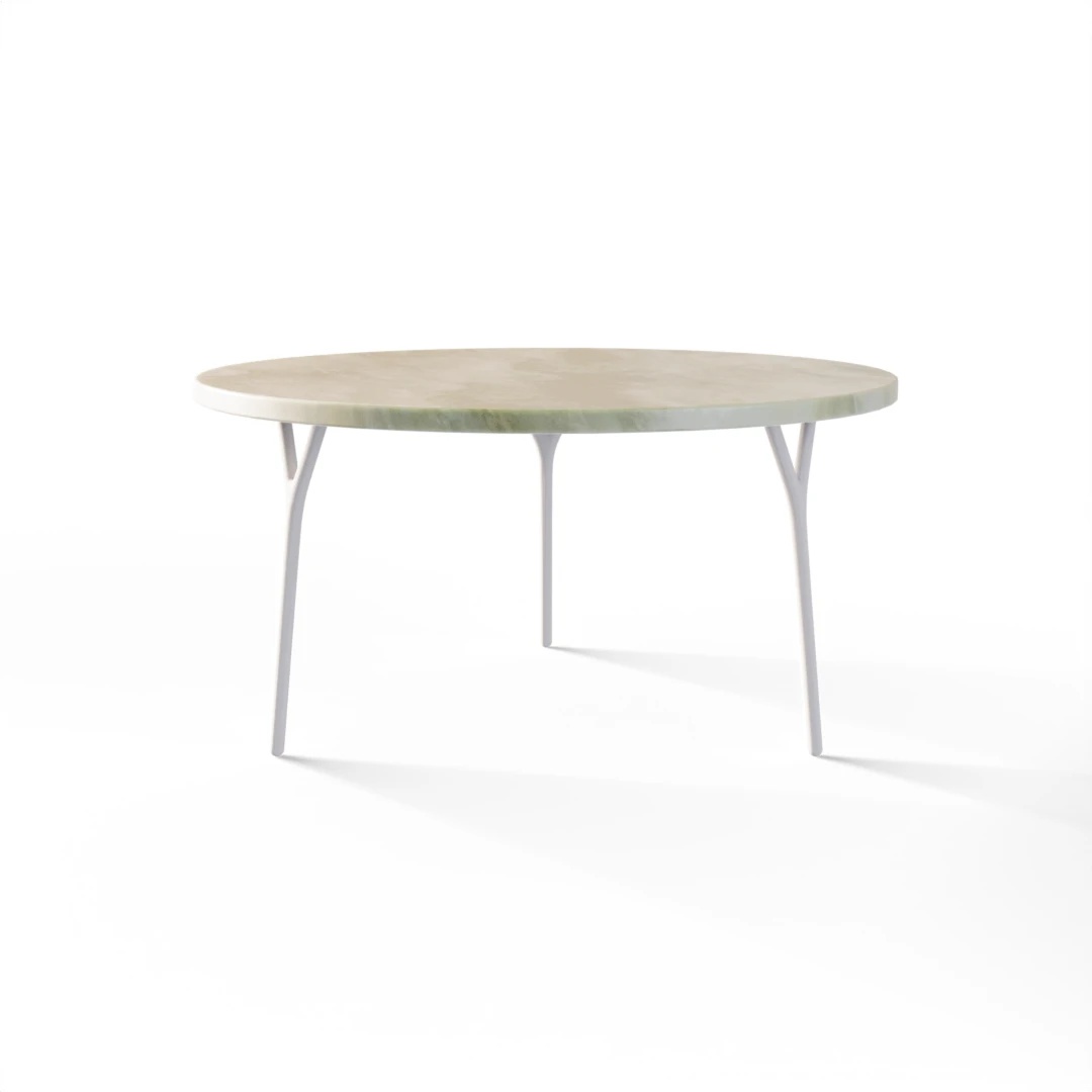 BORD 1015 » FOREST GREEN/MAT HVID