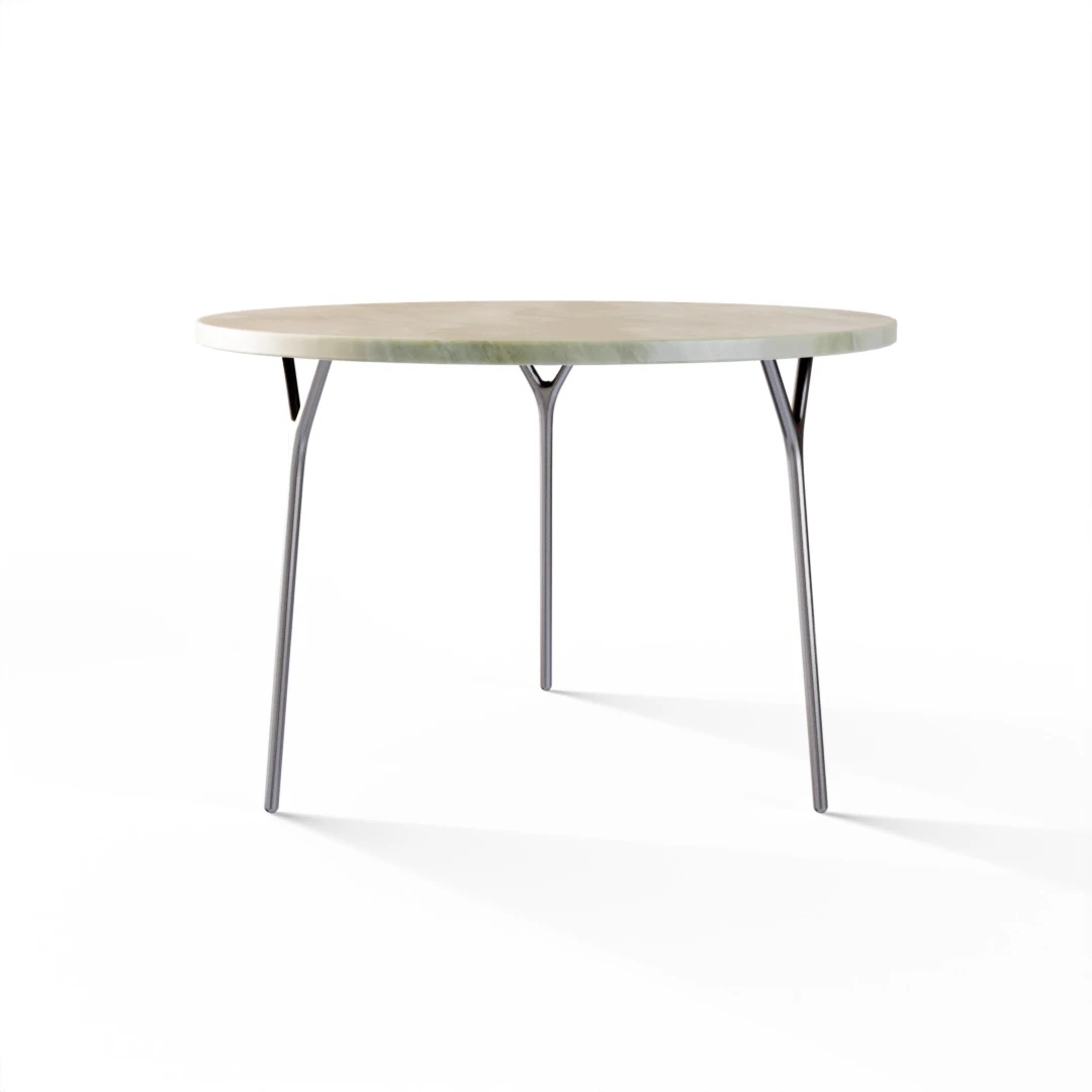 TABLE 1016 » FOREST GREEN/BRUSHED STAINLESS