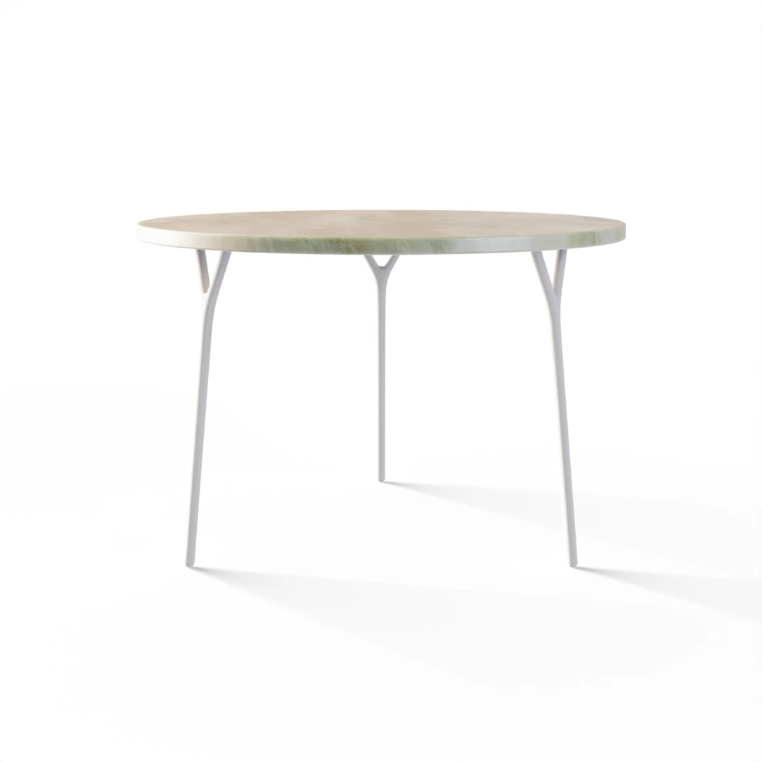 TABLE 1016 » FOREST GREEN/MATT WHITE