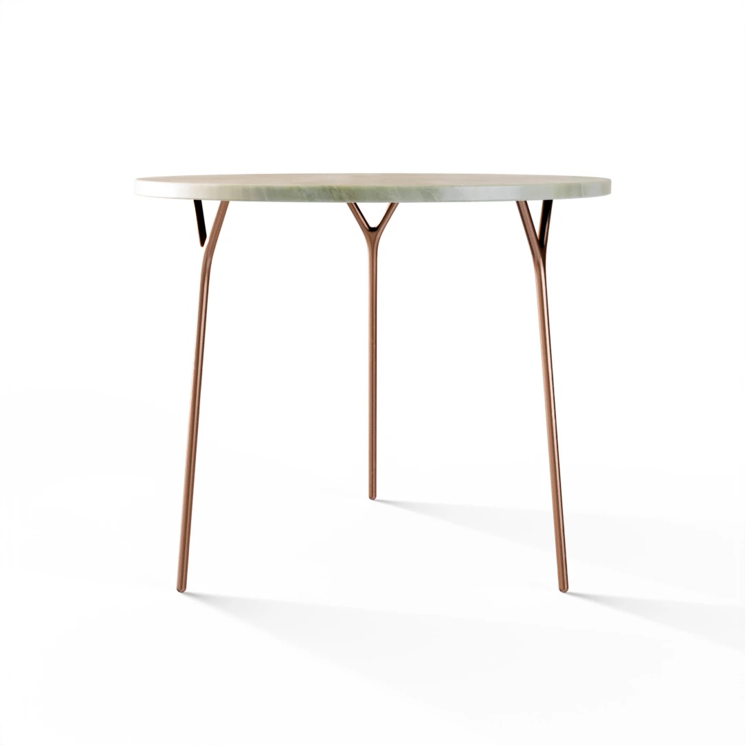 TABLE 1017 » FOREST GREEN/BRUSHED COPPER 