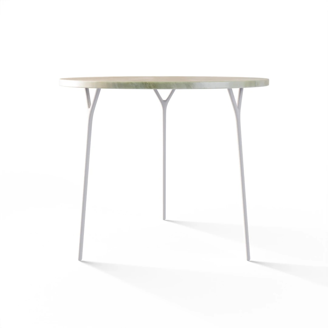TABLE 1017 » FOREST GREEN/MATT WHITE