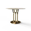 BORD 1019 » FOREST GREEN/BØRSTET GULD
