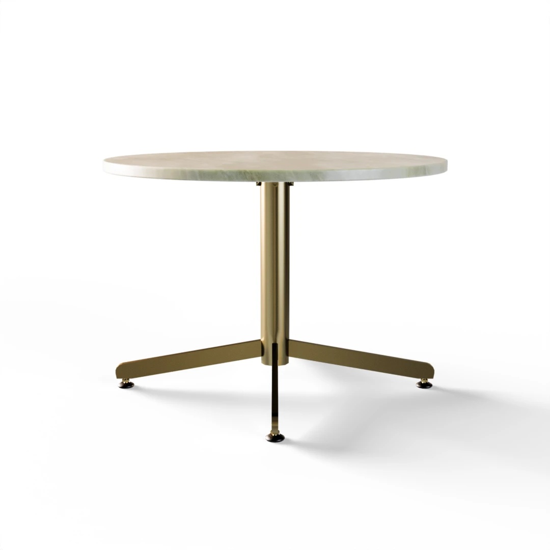 TABLE 1021 » FOREST GREEN/BRUSHED GOLD