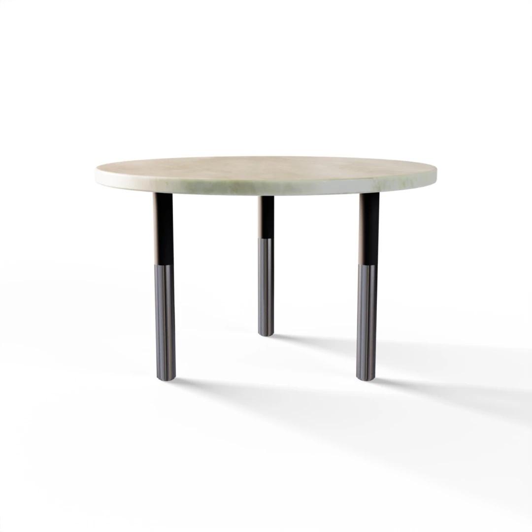 TABLE 1025 » FOREST GREEN / MATT BLACK/BRUSHED STAINLESS