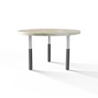 TABLE 1025 » FOREST GREEN / MATT WHITE/BRUSHED STAINLESS