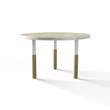 TABLE 1025 » FOREST GREEN / MATT WHITE/BRUSHED GOLD