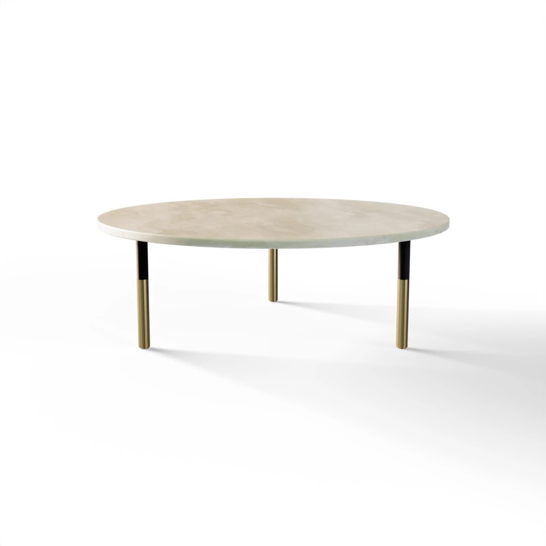 TABLE 1027 » FOREST GREEN / MATT BLACK/BRUSHED GOLD
