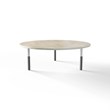 TABLE 1027 » FOREST GREEN  / MATT WHITE/POLISHED STAINLESS
