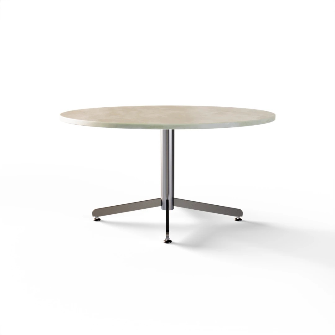 TABLE 1028 » FOREST GREEN/BRUSHED STAINLESS