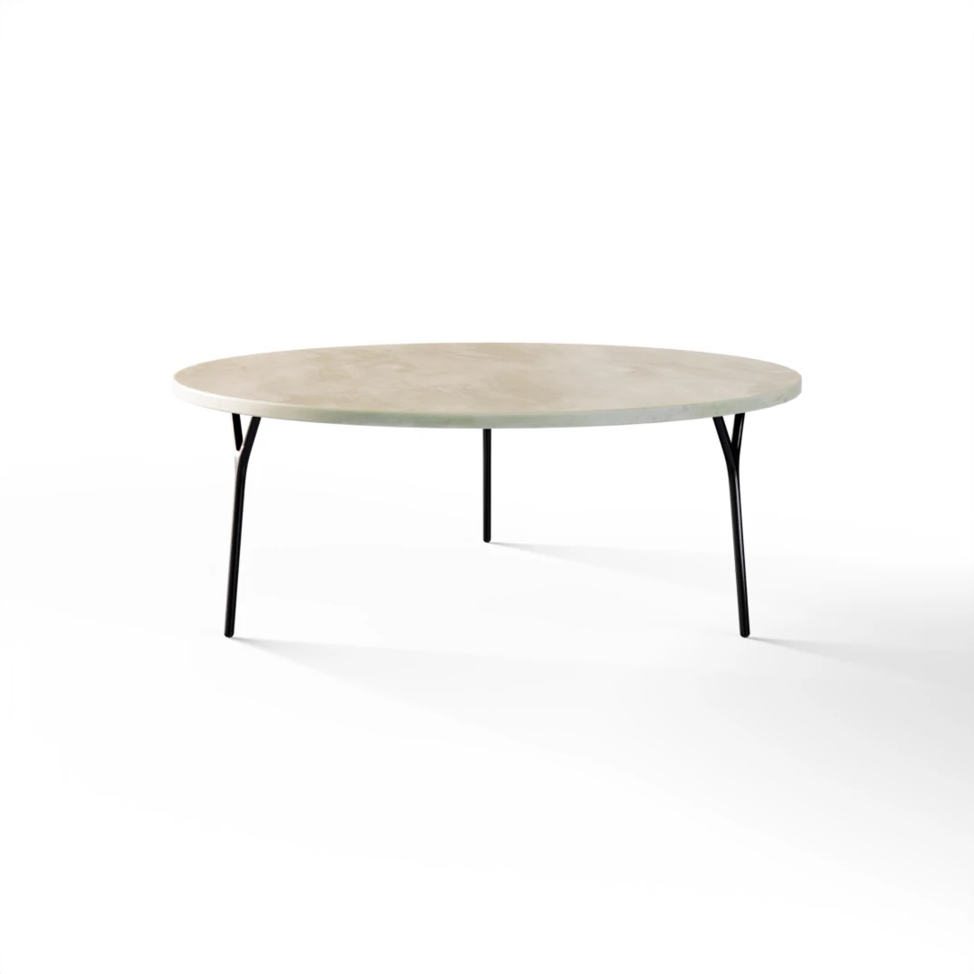 BORD 1032 » FOREST GREEN/BØRSTET SORT