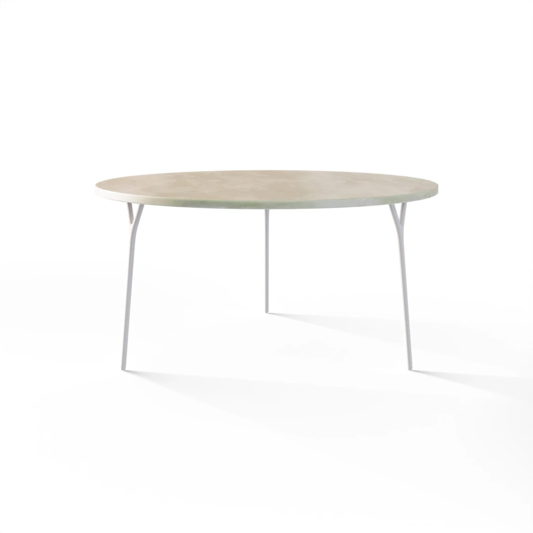 BORD 1033 » FOREST GREEN/MAT HVID