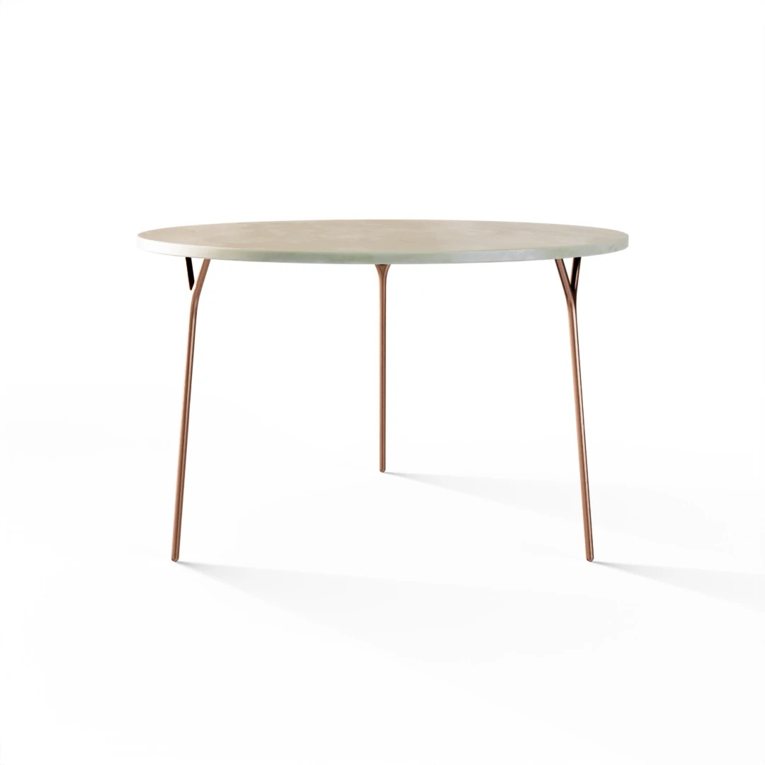 BORD 1034 » FOREST GREEN/BØRSTET KOBBER 
