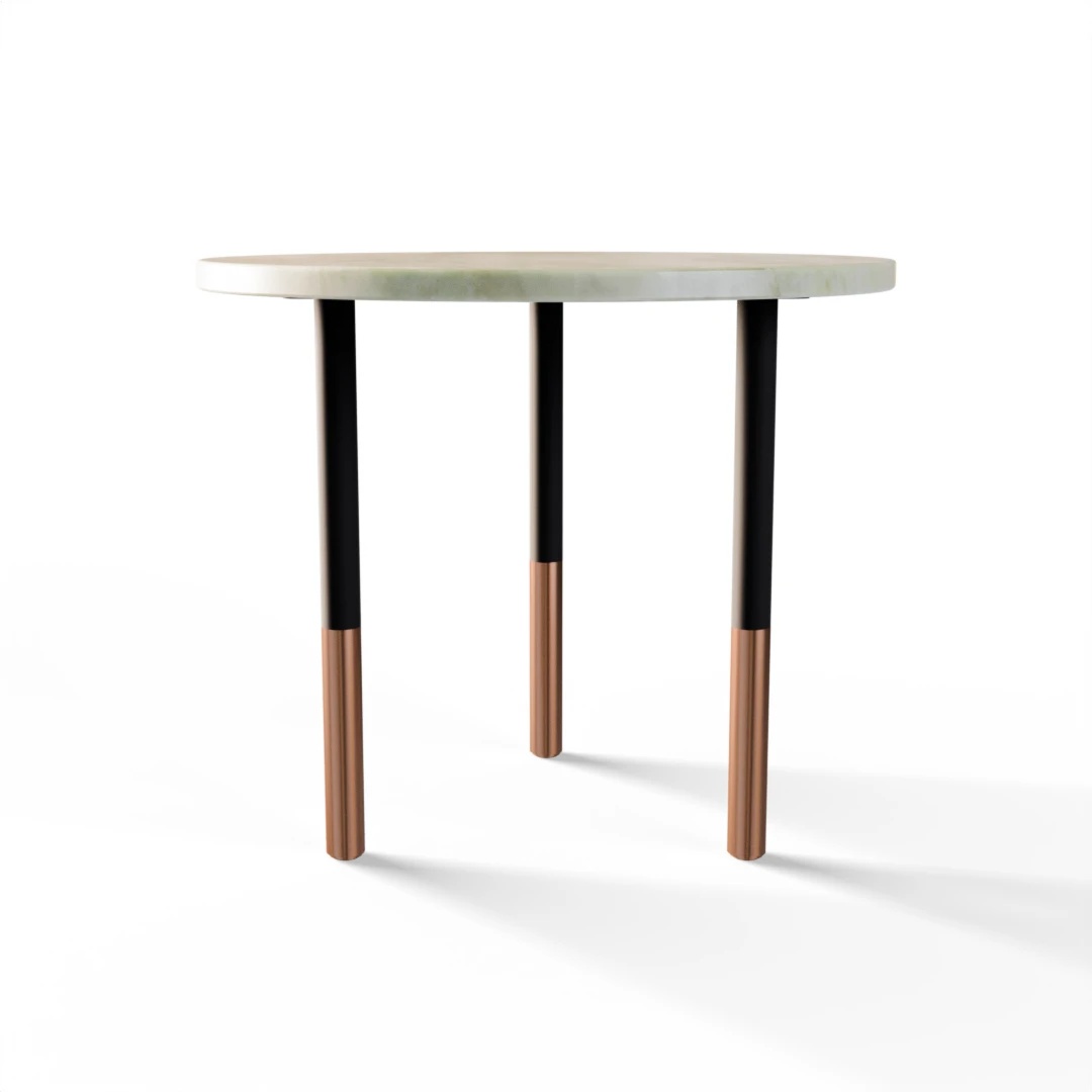 TABLE 1036 » FOREST GREEN / MATT BLACK/BRUSHED COPPER