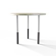 TABLE 1036 » FOREST GREEN / MATT WHITE/POLISHED STAINLESS