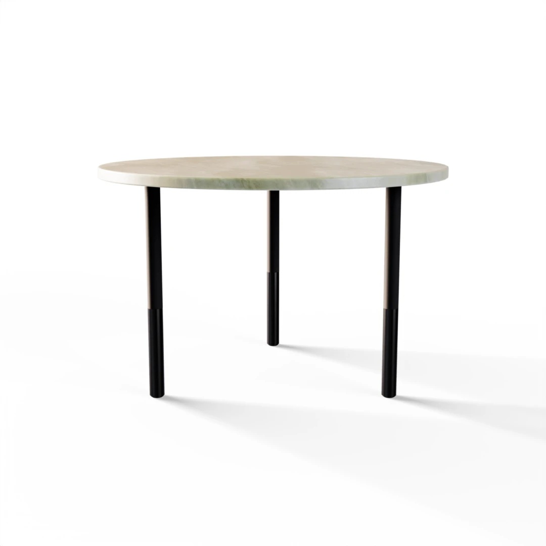 BORD 1037 » FOREST GREEN / MAT SORT/BØRSTET SORT