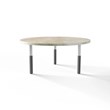 TABLE 1037 » FOREST GREEN / MATT WHITE/POLISHED STAINLESS