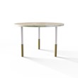 TABLE 1037 » FOREST GREEN / MATT WHITE/BRUSHED GOLD