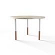 TABLE 1037 » FOREST GREEN / MATT WHITE/BRUSHED COPPER 
