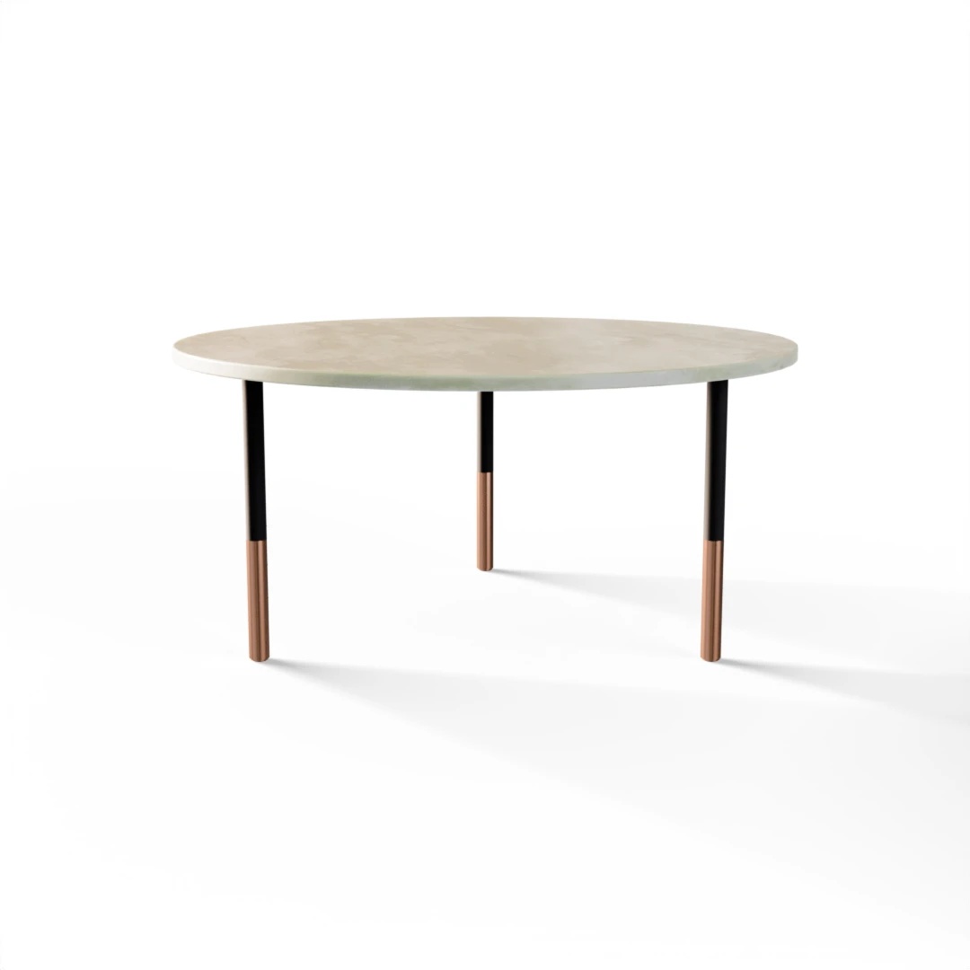 TABLE 1038 » FOREST GREEN / MATT BLACK/BRUSHED COPPER