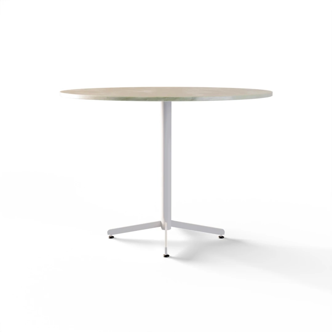 TABLE 1040 » FOREST GREEN/BLANC MAT