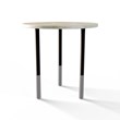 TABLE 1043, Ø450 » FOREST GREEN / NOIR MAT/INOX BROSSÉ