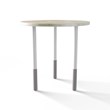 TABLE 1043 » FOREST GREEN / MATT WHITE/BRUSHED STAINLESS
