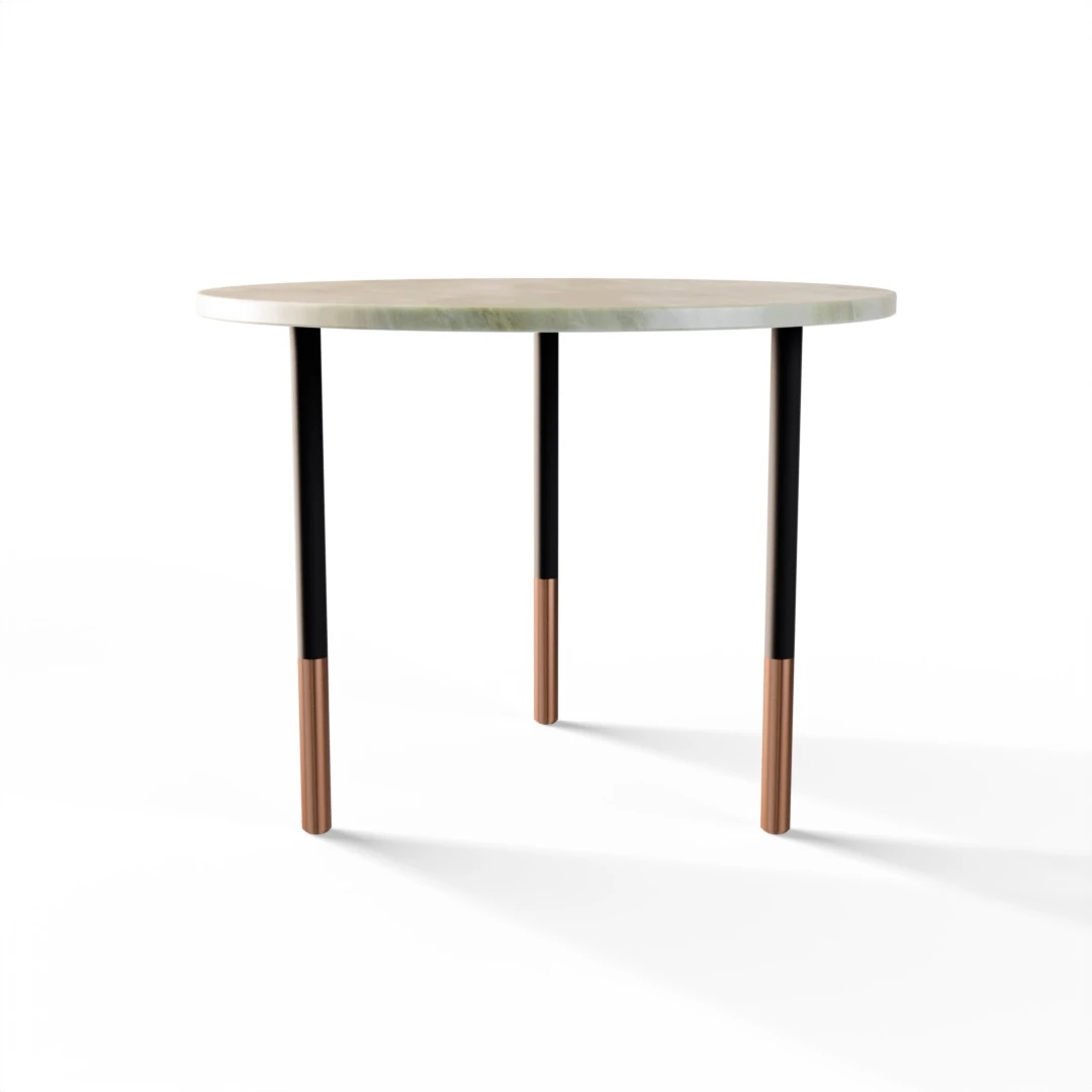 TABLE 1044 » FOREST GREEN / MATT BLACK/BRUSHED COPPER 