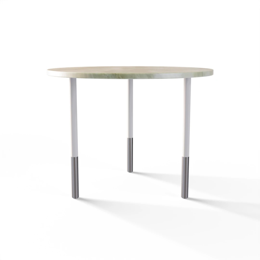 BORD 1044 » FOREST GREEN / MATT VIT/BORSTAD ROSTFRITT