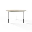 TABLE 1045 » FOREST GREEN / MATT WHITE/POLISHED STAINLESS