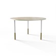 TABLE 1045 » FOREST GREEN/ MATT WHITE/BRUSHED GOLD 