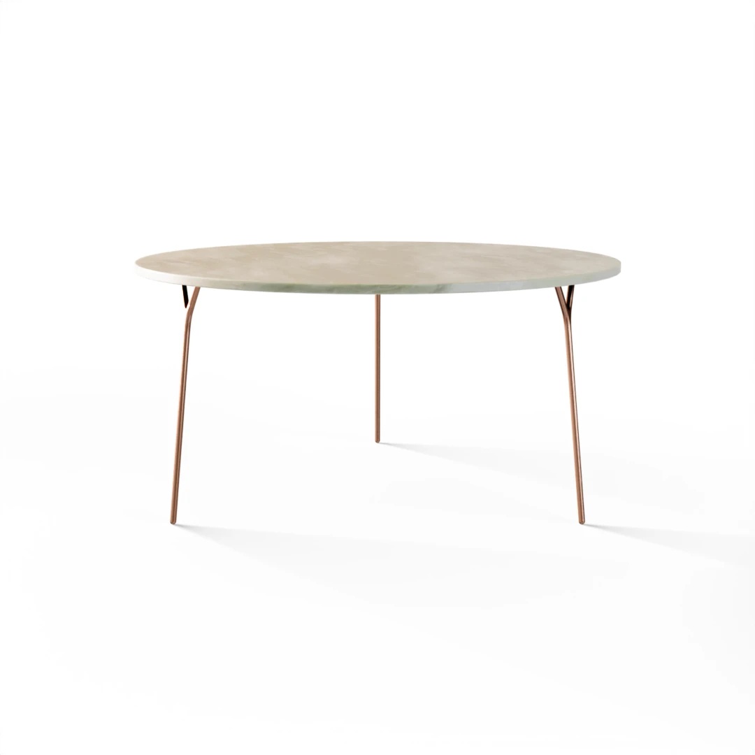 TAVOLO 1049 » FOREST GREEN/RAME SPAZZOLATO