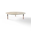 BORD 1050 » FOREST GREEN / MAT SORT/BØRSTET KOBBER