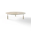 BORD 1050 » FOREST GREEN / MAT HVID/BØRSTET GULD