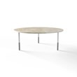TABLE 1051 » FOREST GREEN / MATT WHITE/BRUSHED STAINLESS