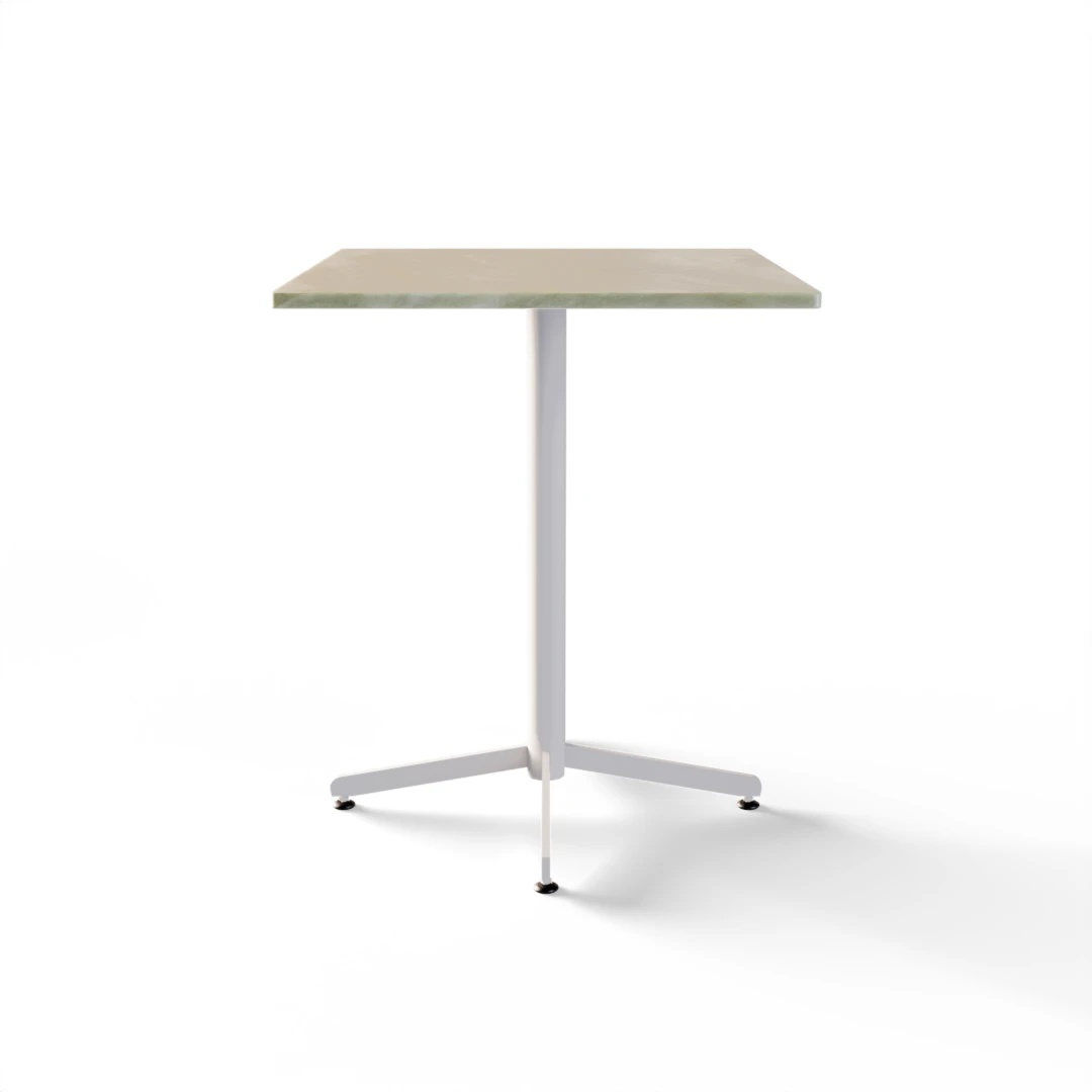 TABLE 1056 » FOREST GREEN / MATT WHITE