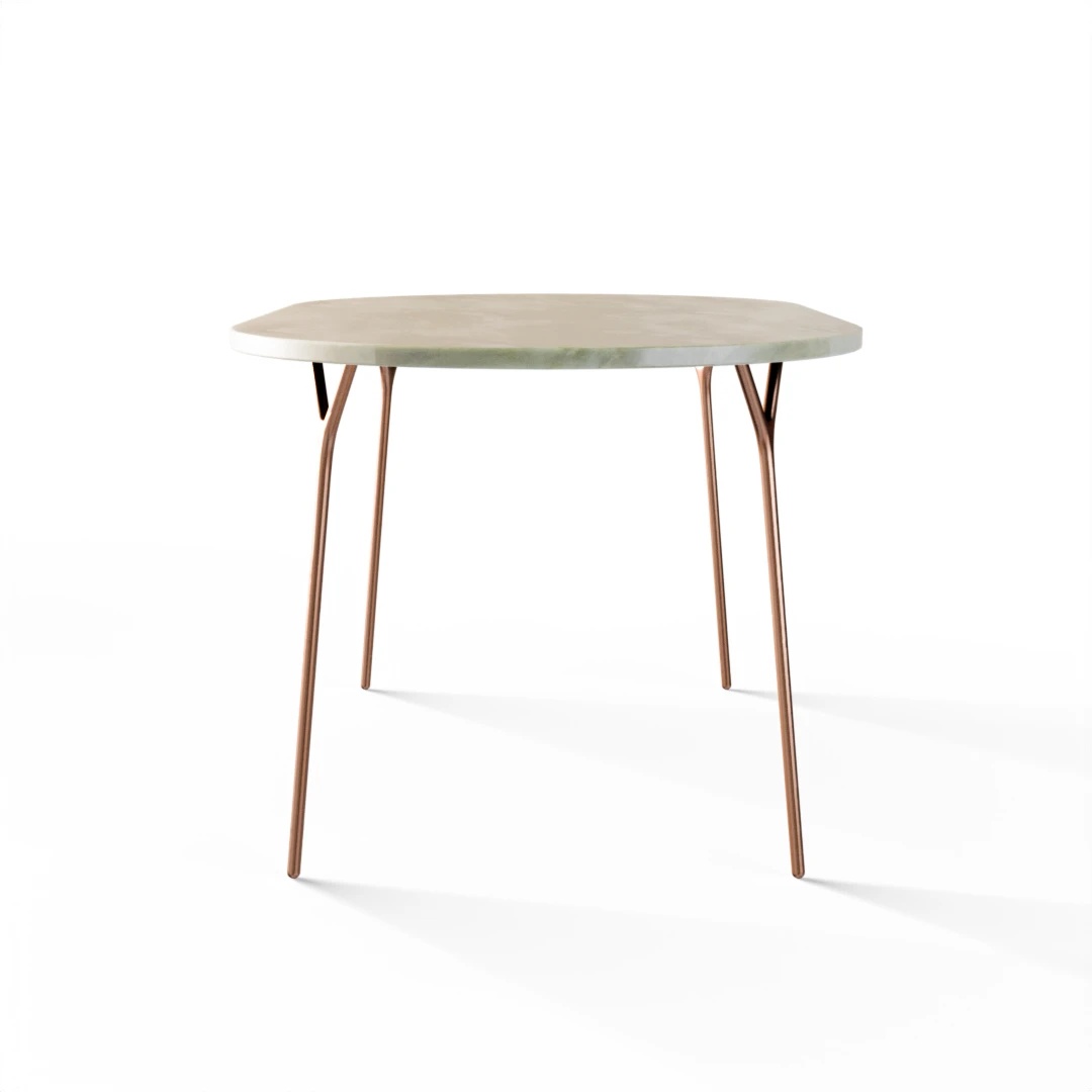 BORD 1066 » FOREST GREEN / BØRSTET KOBBER 